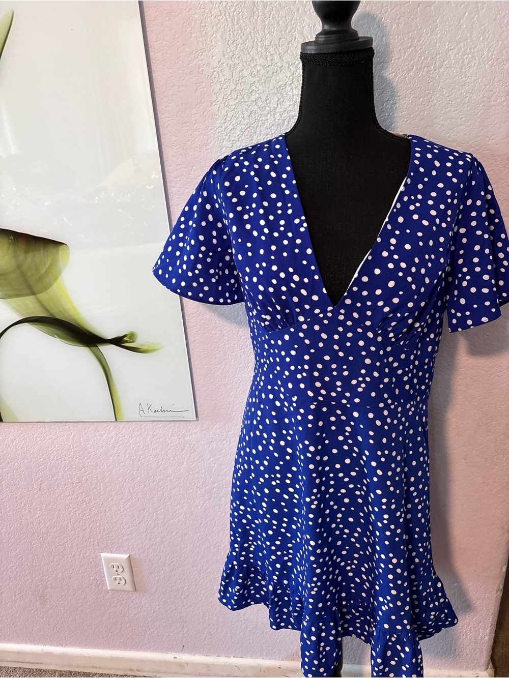 Melloday blue dress size large